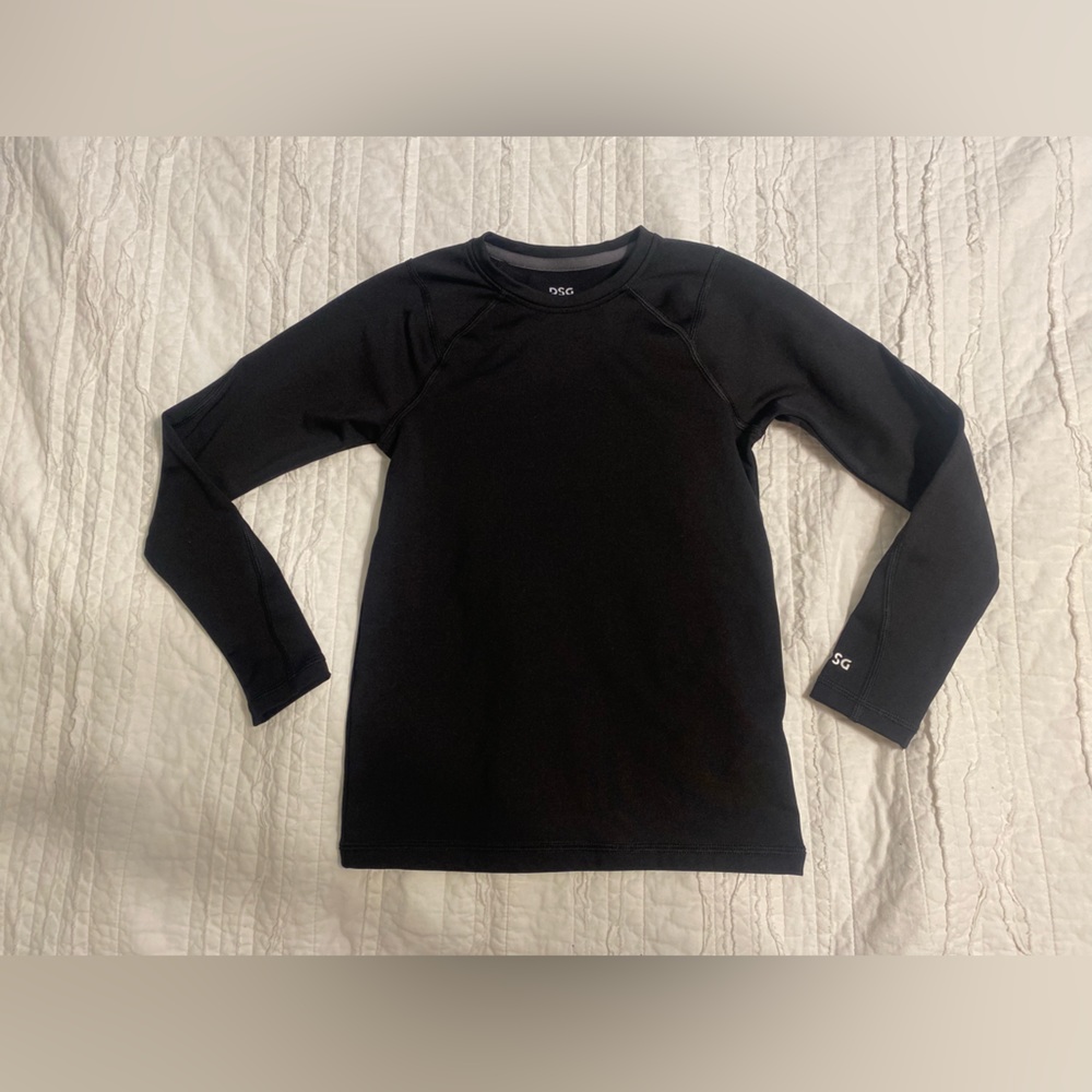 Black cold weather undershirt